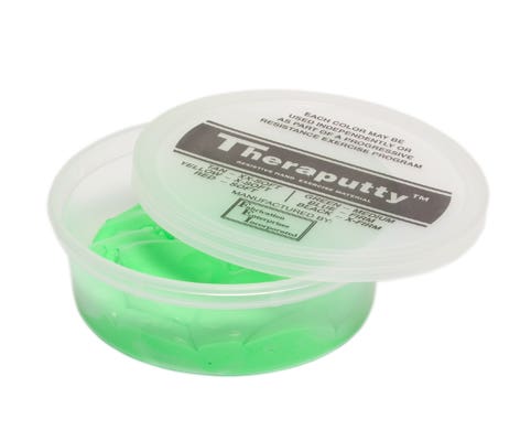 CanDo®AntimicrobialTheraputty®ExerciseMaterial-4oz-Green-Medium
