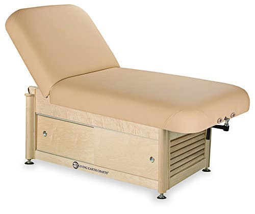 LivingEarthCrafts®NapaFacialSpaTreatmentTablewithCabinetBase