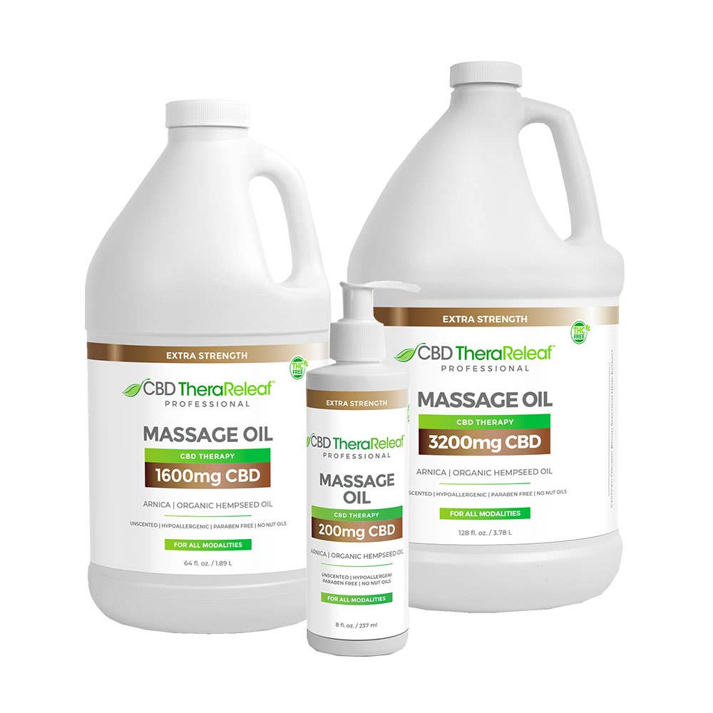CBDTheraReleaf®ProfessionalMassageOilExtraStrength