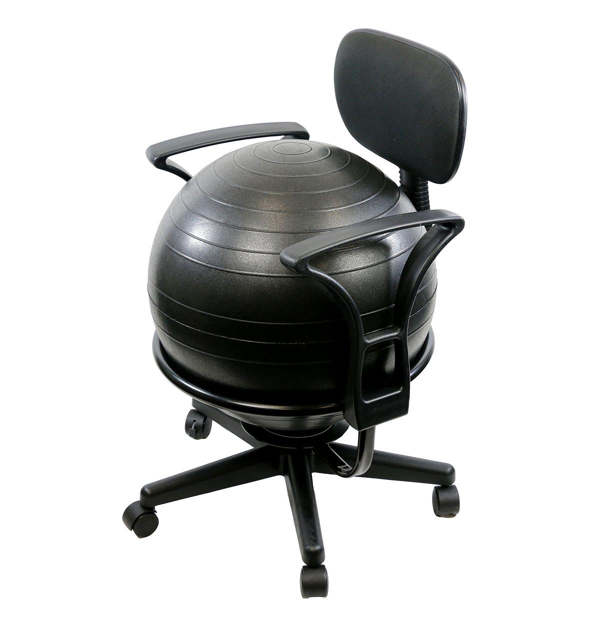 CanDometalmobileballstabilizerchairwitharms