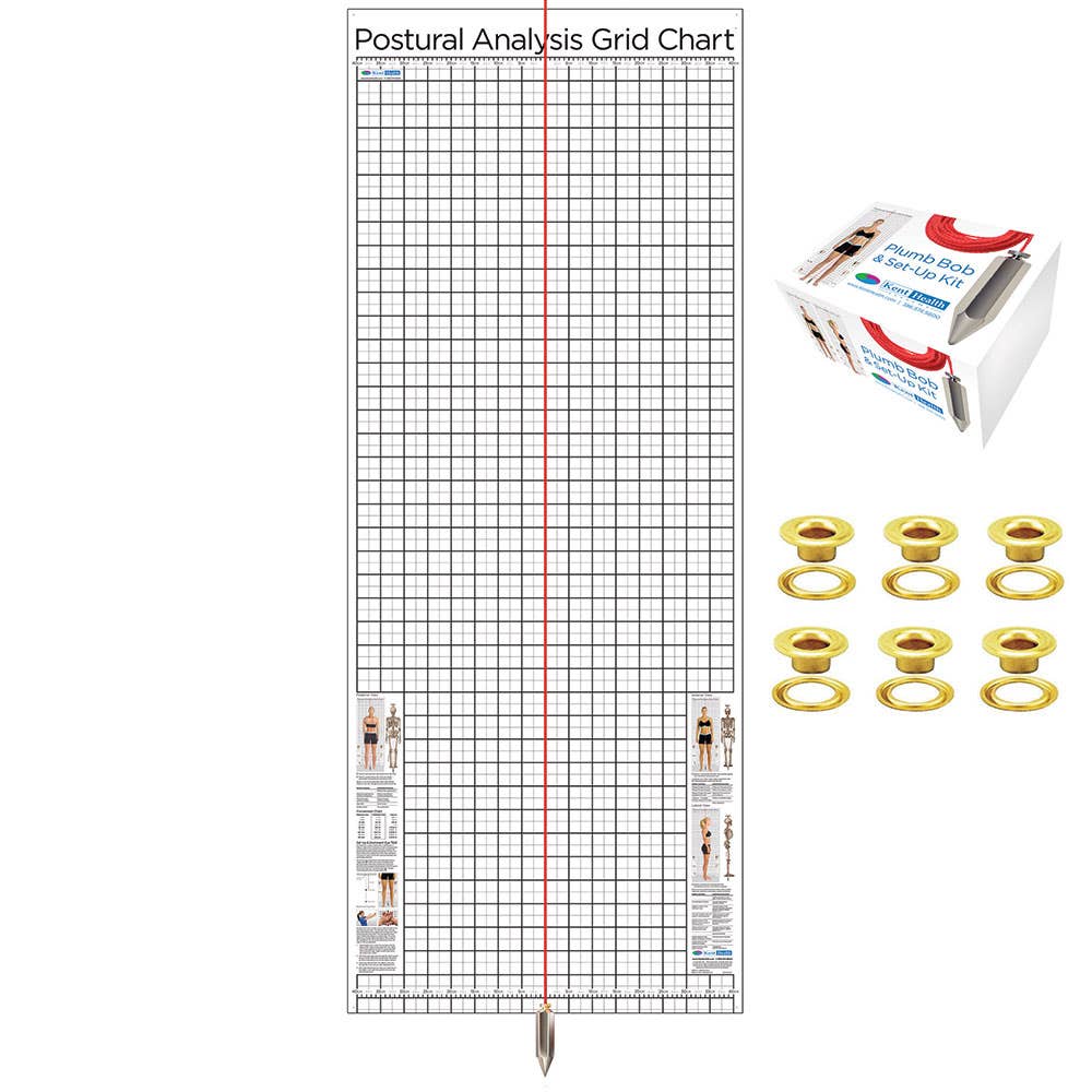 KentHealthPostureAnalysisGridChart–OriginalwithGrommetsandPlumbBobKit
