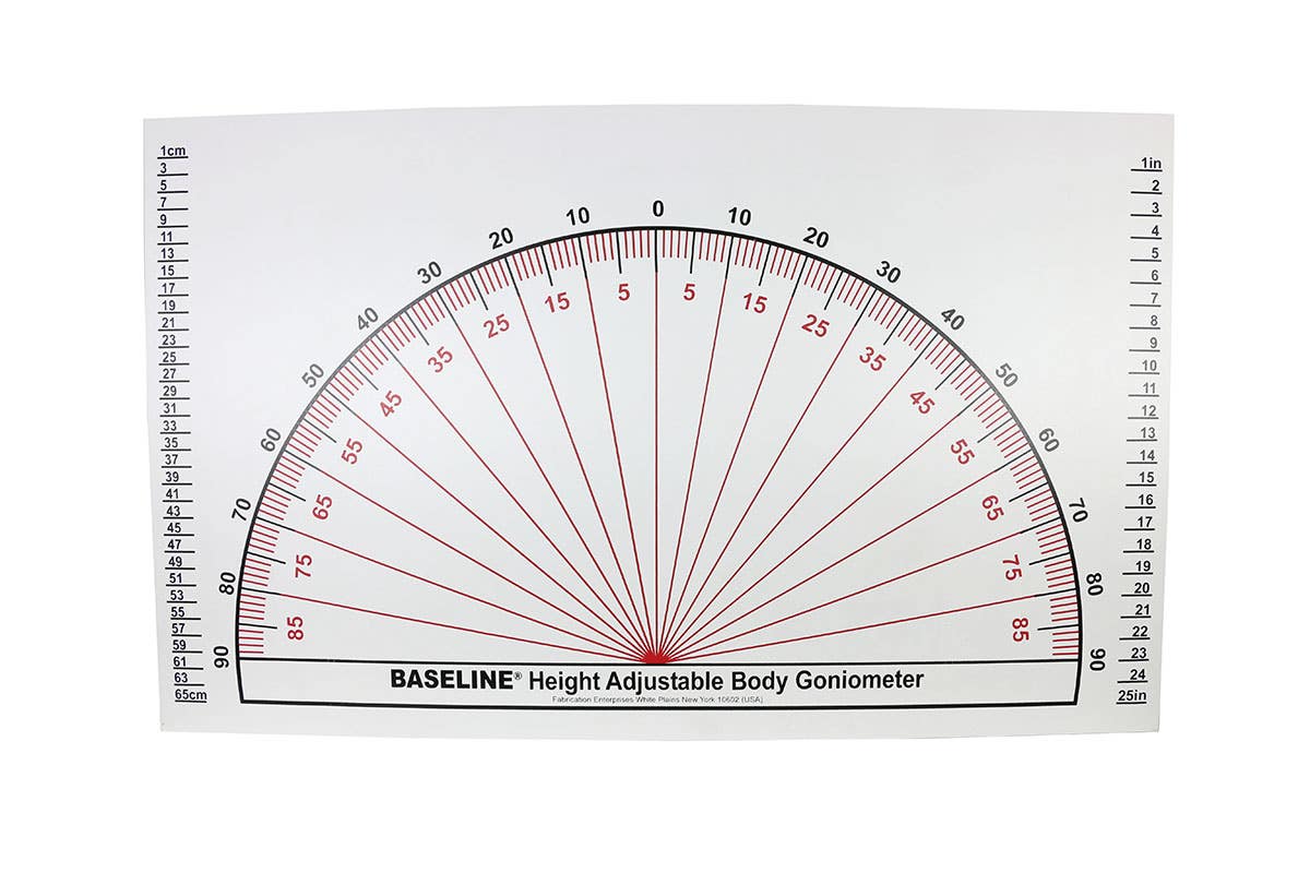 Baseline®PostureEvaluation3PieceSet–Protractor,EvaluatorandGrid