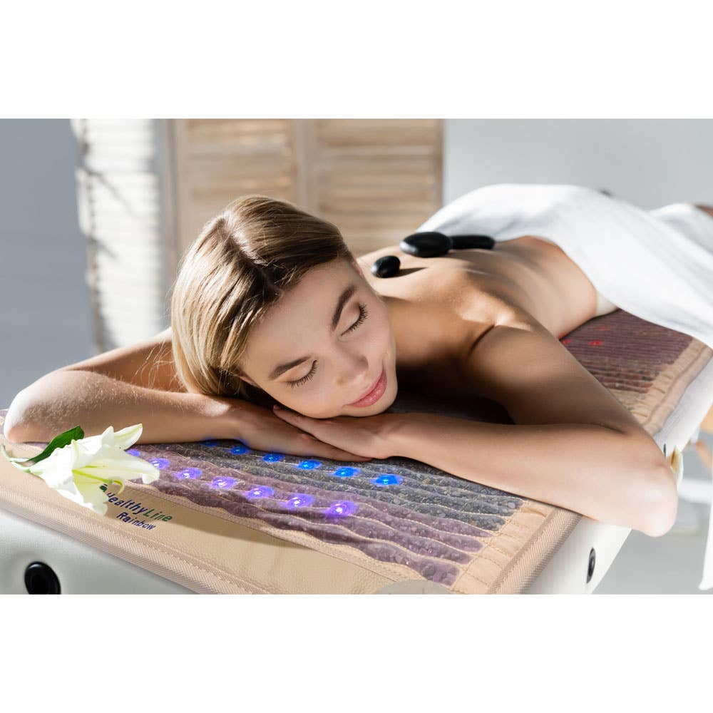 HealthyLineRainbowChakraMat™Large7428Firm-PEMFInframatPro®ThirdEdition