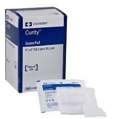 CURITYSterileGauzePad-12-Ply,4x4Sterile1sinPeel-BackPkg