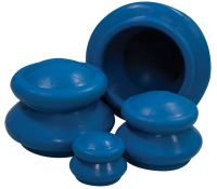 Acucups Rubber Cupping Therapy Set - 4 Piece Rubber Cups
