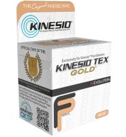 Kinesio Tex Tape, Water Repellent, 1 X 16.4, 2 Rolls/Pkg, Beige