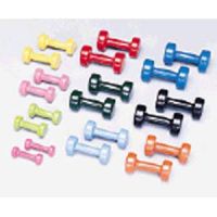 Vinyl Coated Cast Iron Dumbbell Set 1-10Lbs - 1 Pair Per Weight