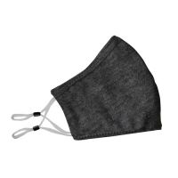 Boomer Naturals Nano-Silver Reusable Face Mask - Gray Adjustable Ear Loops