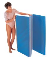 Folding Floor Mat 4W X 8L X 2H Blue/Gray