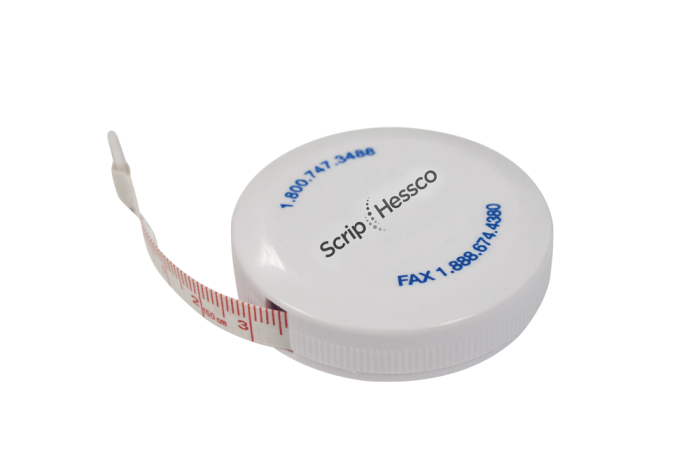 ScripHessco Tape Measure 60 Long, Auto Recoil