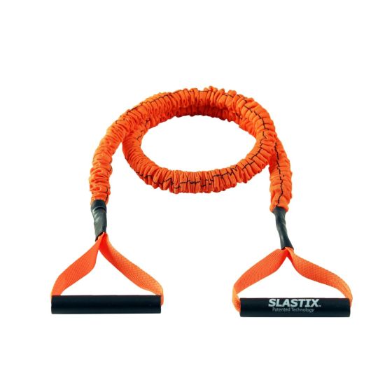 Stroops Slastix® Toner Snap Proof Resistance Bands – Standard Grip, Orange Sleeve, 4’