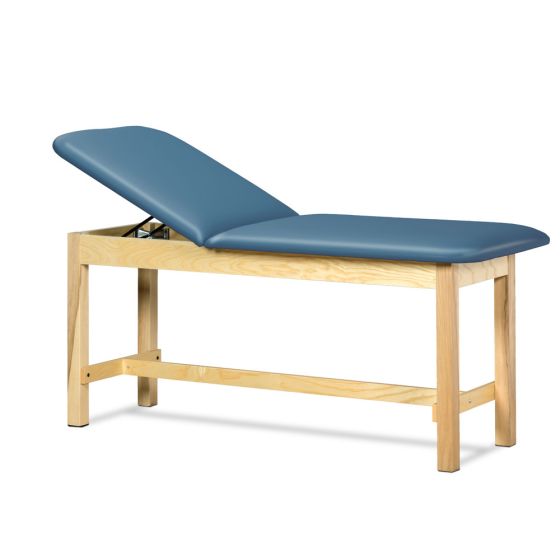 Straight Line Treatment Table with H-Brace and Adjustable Backrest