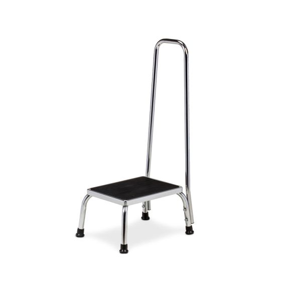 Bariatric Step Stool With Hand Rail