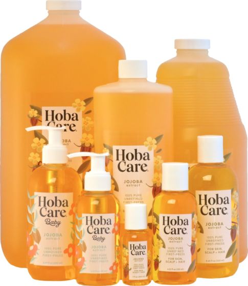 Jojoba Oil - HobaCare 100% Pure Jojoba Oil
