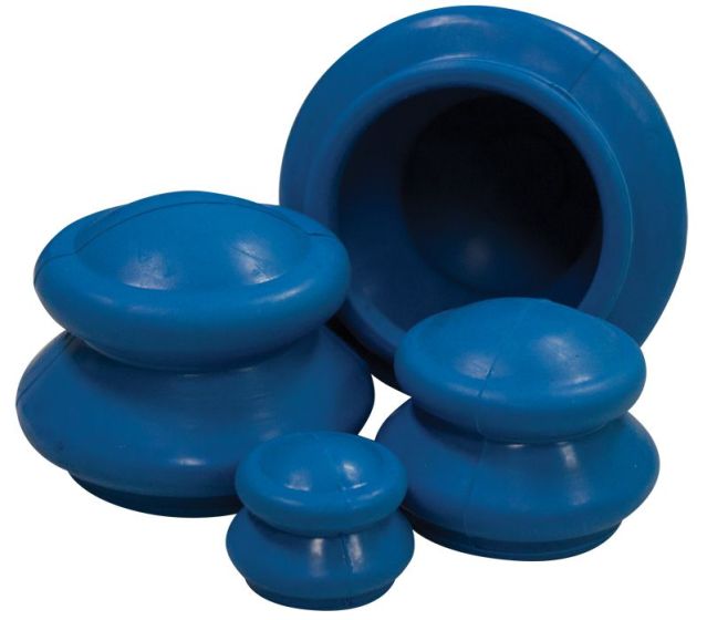 Acucups Rubber 4pc Cupping Set