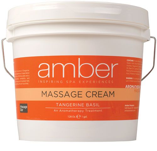 Amber Tangerine Basil Massage Cream