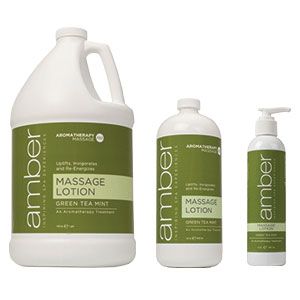Amber Green Tea Mint Massage Lotion