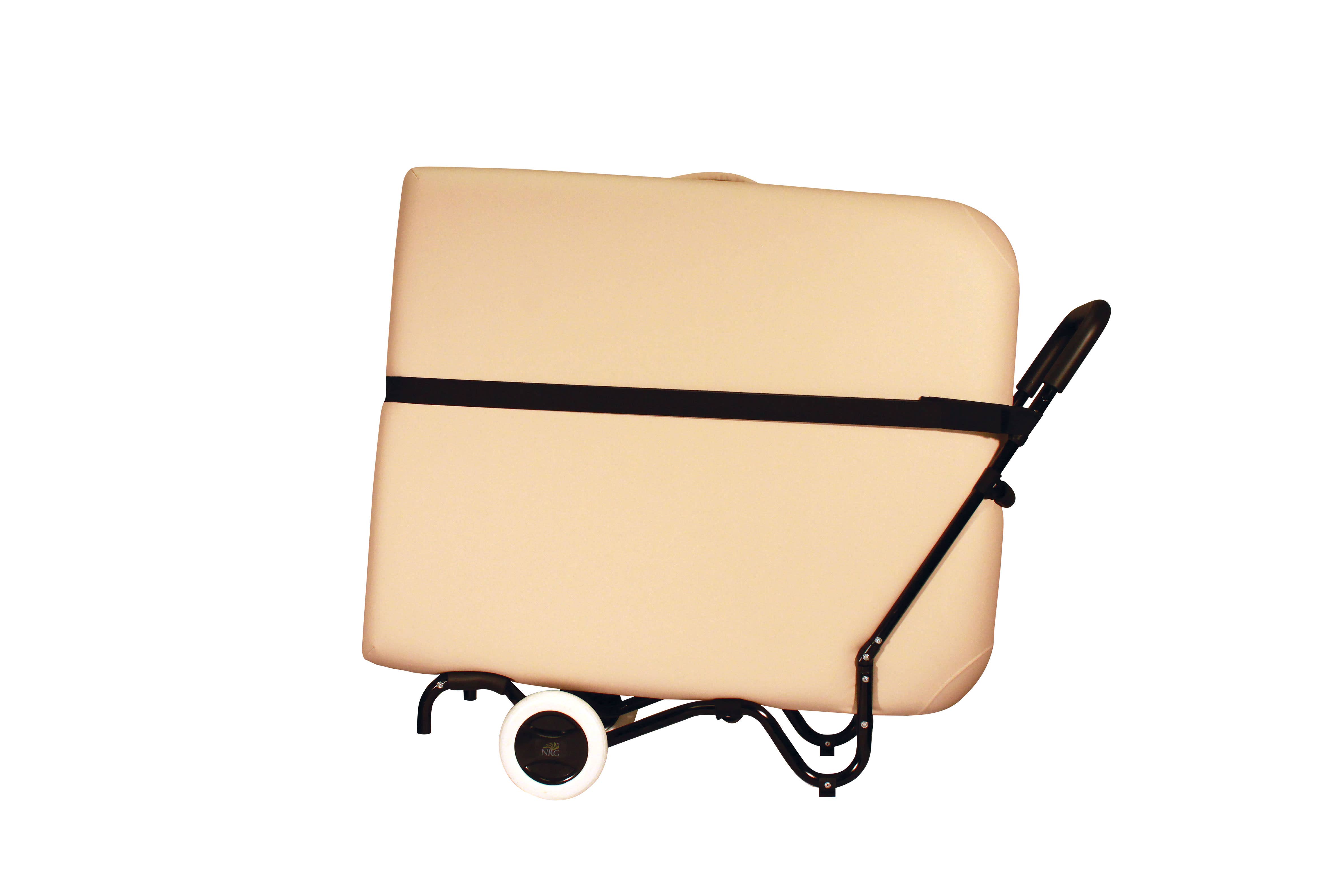 NRG®SportyMassageTableCartswithTelescopingHandleandStrap