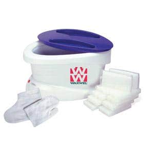 WaxWelparaffinbathw/6lb.unscentedparaffin,liners,mitt,andbootie