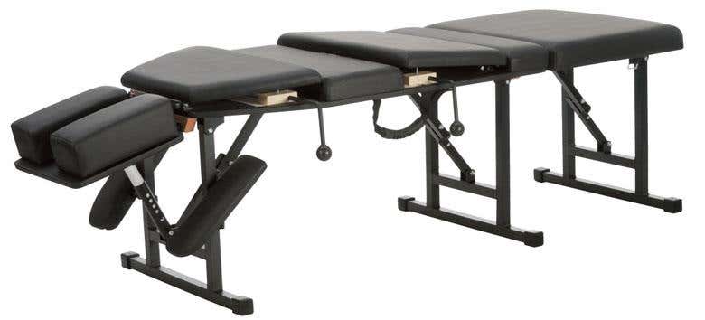 PivotalHealthSolutionsBasicProPortableChiropracticTablewithThoracicPelvicdrops,andAdjustableHeadpiece