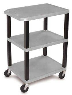 34" Shelf Cart - Gray