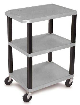 34" Shelf Cart - Gray