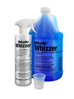 Mueller Whizzer® Cleaner and Disinfectant, Gallon W/1 Pint Bottles