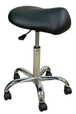 Oakworks® Professional Saddle Stool 22"-29"H