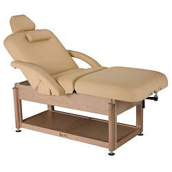 Living Earth Crafts® Napa™ Salon Table with Shelf Base