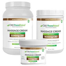 CBD TheraReleaf®  Professional Massage Cream Extra Strength