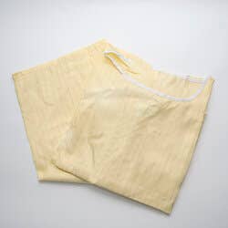 Yellow Isolation Gown, Washable, 47" X 58" 12/pack