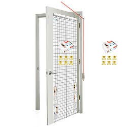 Kent Health Posture Analysis Grid Chart – Space Saver with Grommets and Plumb Bob Kit 