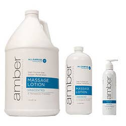 Amber Unscented Massage Lotion