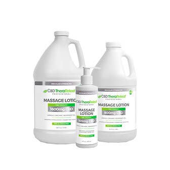 CBD TheraReleaf®  Professional Massage Lotion Regular Strength