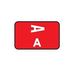 Laminated Alpha Labels Complete Set