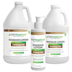 CBD TheraReleaf®  Professional Massage Lotion Extra Strength