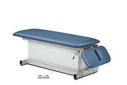 Shrouded power table with drop section