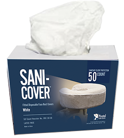 Sani-Cover® Fitted Disposable Face Rest Covers Box of 50