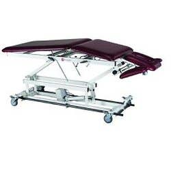 Treatment Table - Electric Hi-Low, 5-Section with Bar Activated Switch - Treatment Table - Electric Hi-Low, 27 X 76 X (24-33)", 5-Section, Casters