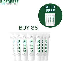 Biofreeze Pro® Buy 38 Tubes Get 10 Free