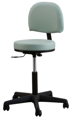 Oakworks® Premium Swivel Stool With Backrest
