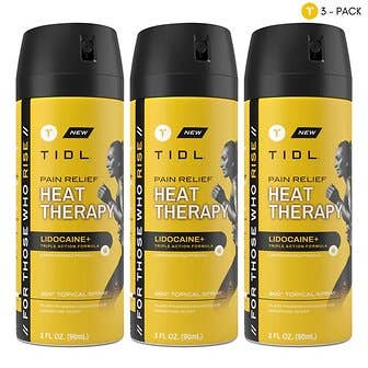 Tidl Heat Therapy Spray 3-pack