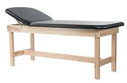 Edge Sport Series Lift Back Wood Treatment Table with H-Brace 31"H