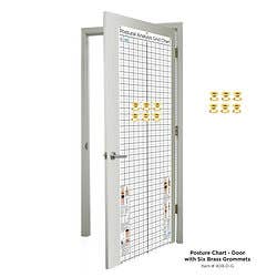 Kent Health Posture Analysis Grid Chart – Space Saver with Grommets